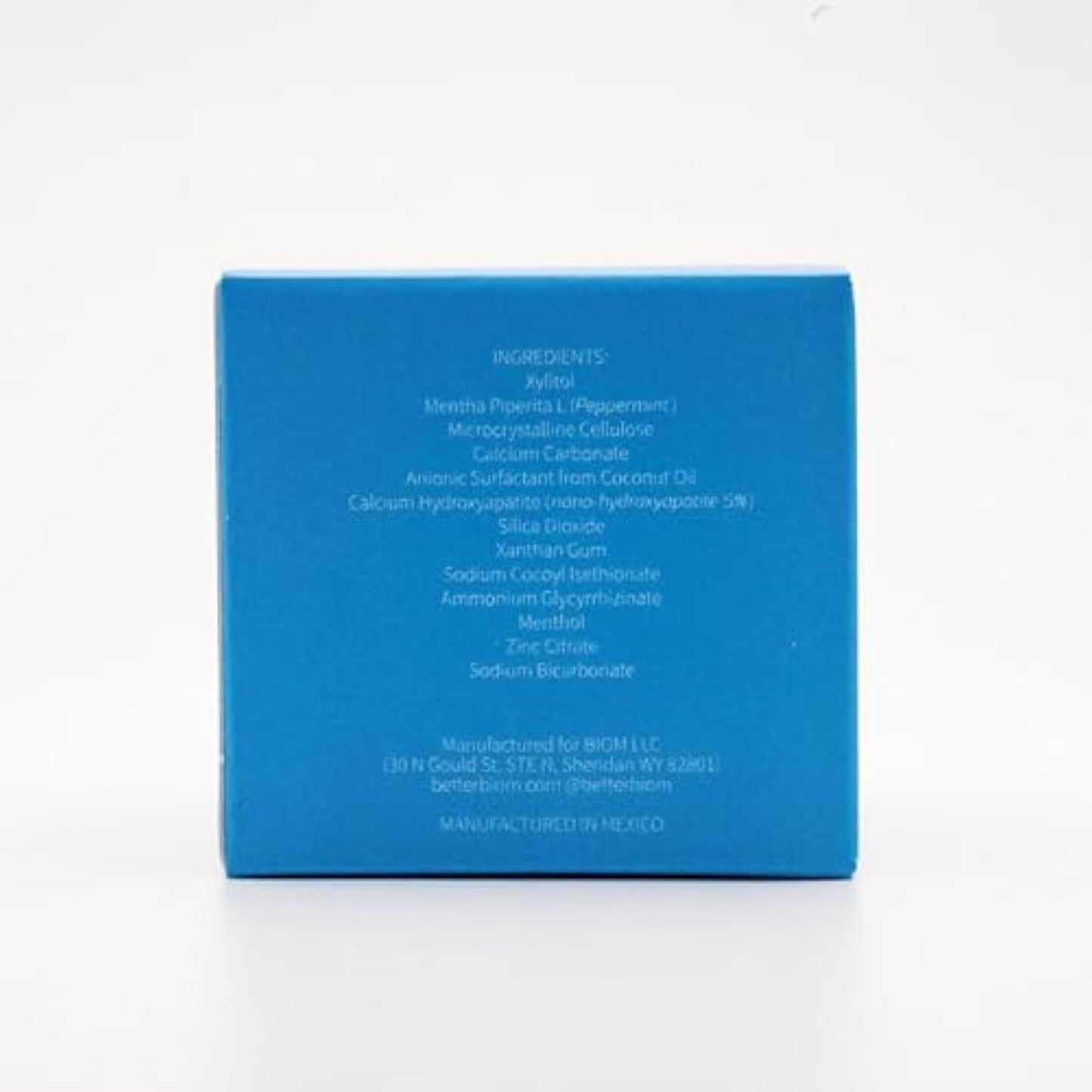 NOBS (No Bad Stuff) Toothpaste Tablets - Nano Hydroxyapatite, Fluoride & Plastic Free, Eco & Travel Friendly - Remineralize with NHA (3 Month)